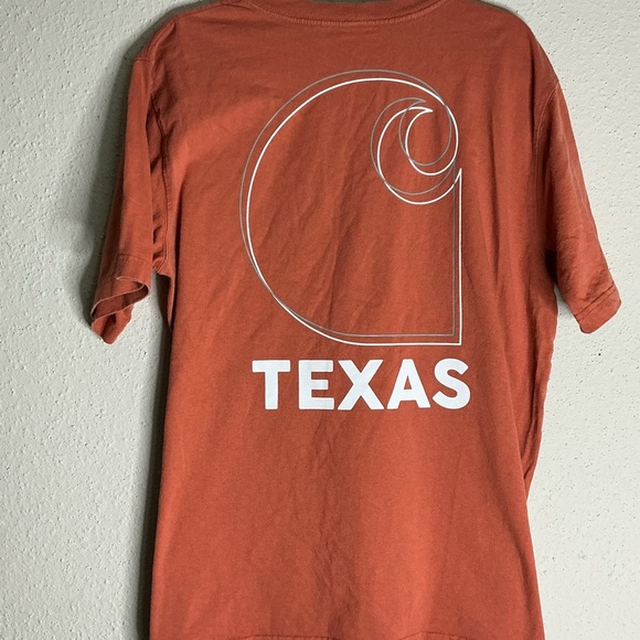 Carhartt Casual Orange Short Sleeve Tee with Graphic Detail - Picture 7 of 10
